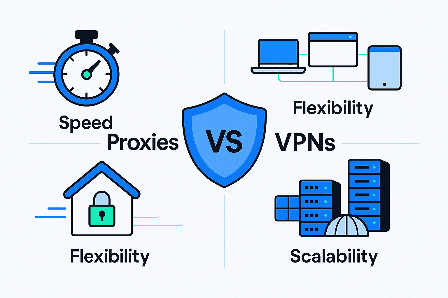 Proxy vs VPN comparison